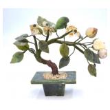 Semi-Precious Stone Tree Sculpture in Jade Pot