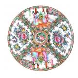 Chinese Rose Medallion Hand-painted Plate