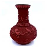 Cinnabar Vase