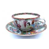 Imari Plate and Cup Set