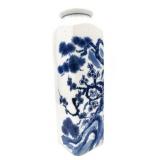 Blue and White Hand-painted Vase