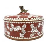 Chinese 3 Divided Clossine Lidded Dish
