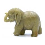 Chinese Soapstone Elephant Figurine