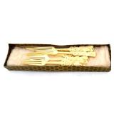 6 Ornate Hand-carved Bone Picks