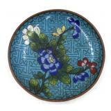 Oriental Clossine on Brass Dish