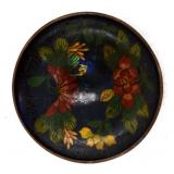 Oriental Clossine on Copper Dish