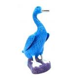 Chinese Hand-painted Blue Porcelain Duck