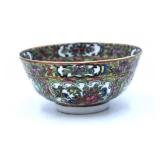 Chinese Rose Medallion Soup Bowl