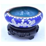 Clossine on Copper Ashtray with Stand