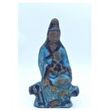 Asian Deity Porcelain Statue