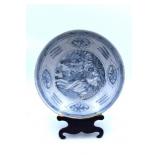 Asian Hand-Painted Plate w/stand