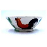Hand Painted Asian Rooster Bowl