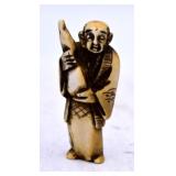 Japanese Signed Netsuke Man