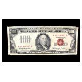 1966 Red Seal $100 US Bill