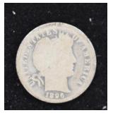 1896-O Barber Dime