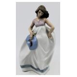 Nao by Lladro Porcelain Lady Walking Figurine