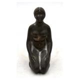 1920's Art Deco Woman Kneeling Statue