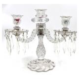 Tall Crystal Candelabra