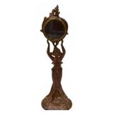 Metal Nouveau Style Clock