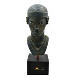 Charioteer of Delphi Pottery Clay Bust