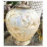 Consolidated Phoenix Style Art Deco Frosted Lamp
