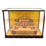 Encased Indian Fishing Wheel Model