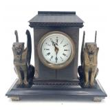 Egyptian Revival Style Converted Mantel Clock