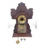 E. Ingraham Co. Gingerbread Mantle Clock