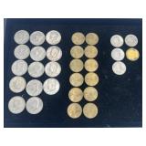 Assorted Dollar & Half Dollar Coins