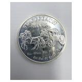 Stagecoach 1oz Silver Round