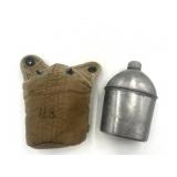 2 WWII Canteens With Covers