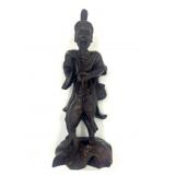 Hand Carved Wooden Asian Figure