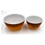 Orchard Pyrex Mixing Bowls Pair