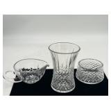 3 Piece Waterford Crystal Dishes