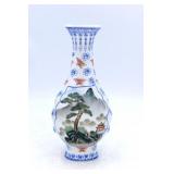 Eggshell Porcelain Asian Vase