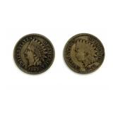 1862 & 1863 Indian Head Cents