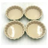4 Le Creuset Mini Quiche Dishes