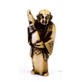 Japanese Signed Netsuke Man