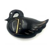 Carved Duck Snuff Box