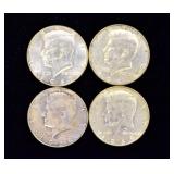 4 Kennedy Half Dollar Coins 67-69
