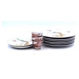 Chinese Tea Cup and Plate Set