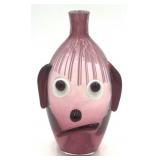 Murano Cranberry Glass Decanter