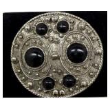 Black Stone Belt Buckle