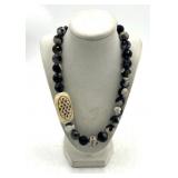 Black & White Agate/Jasper Necklace