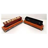 2 Lionel Model Train Cars