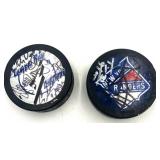 Tampa Bay Lightning & NY Rangers Signed Pucks