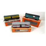 3 Lionel Model Train Cars