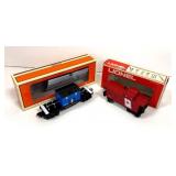 2 Lionel Model Train Cars