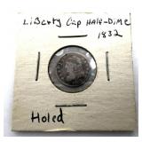 1832 Capped Bust Half Dime
