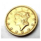 1851 Liberty Head Dollar Gold Coin